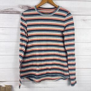 American Eagle Soft & Sexy Plush Long Sleeve Top Striped Size‎ XS